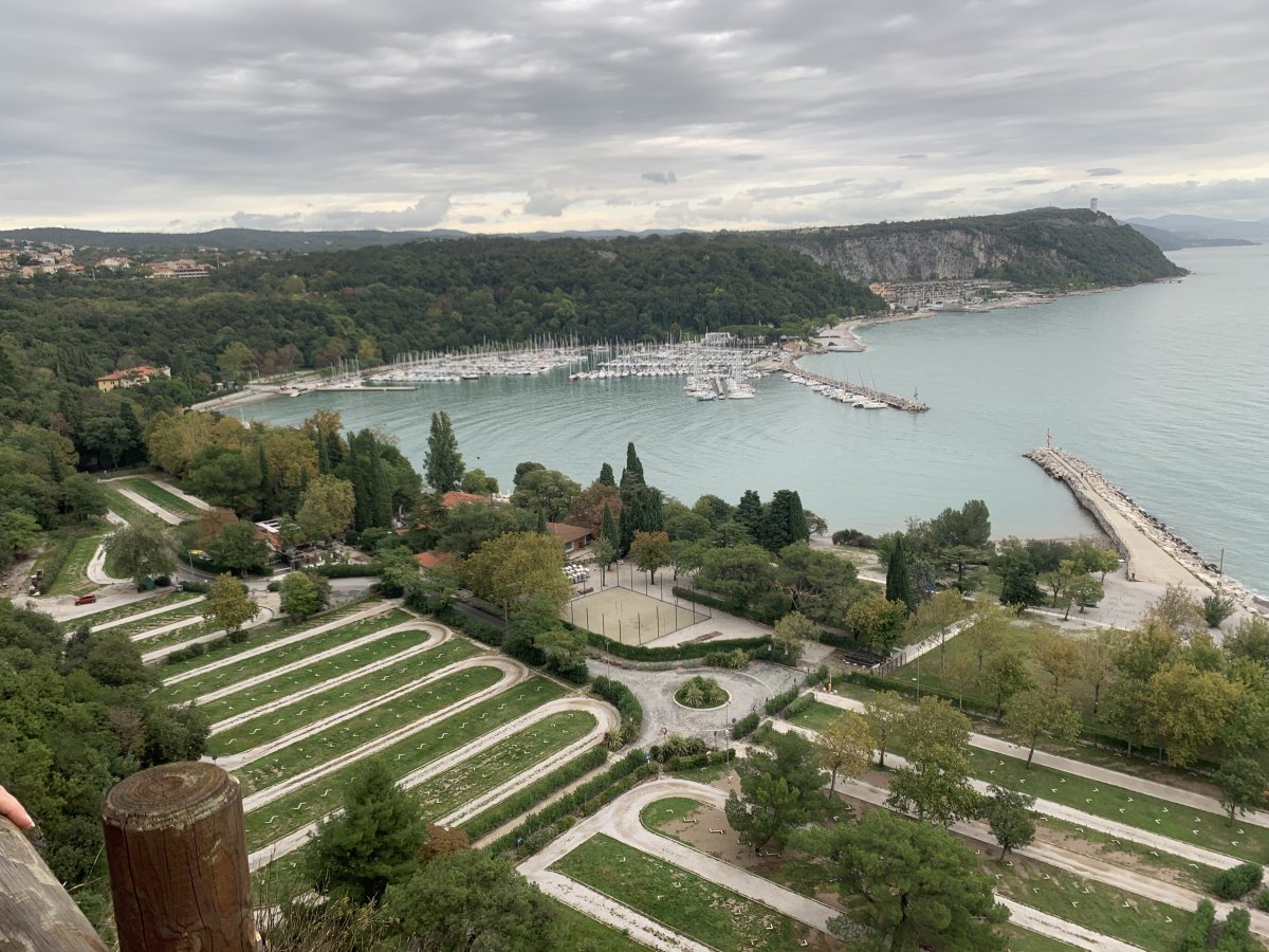 Fab view of the bay and large campsite without campers in Oct.. Fab view of the bay and large campsite without campers in Oct..