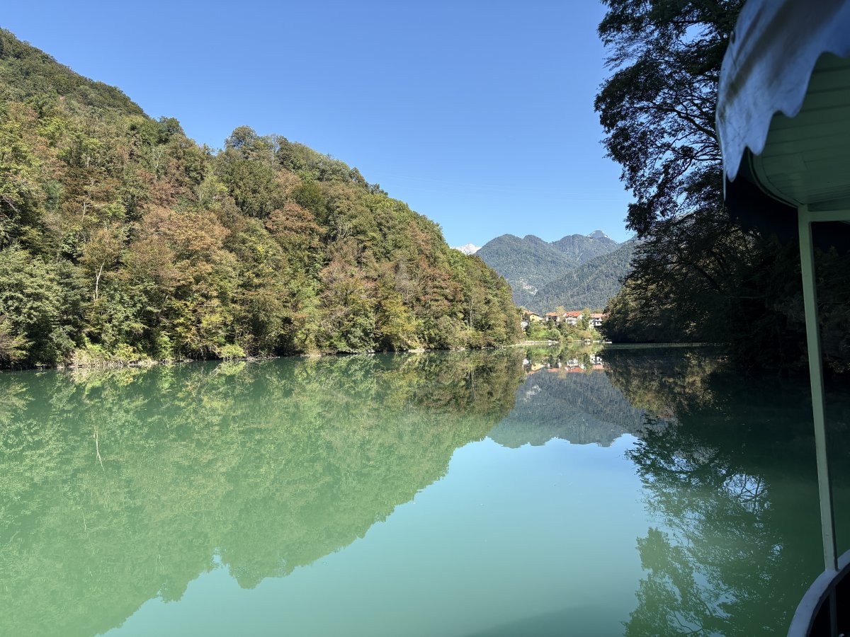 Along the river..
