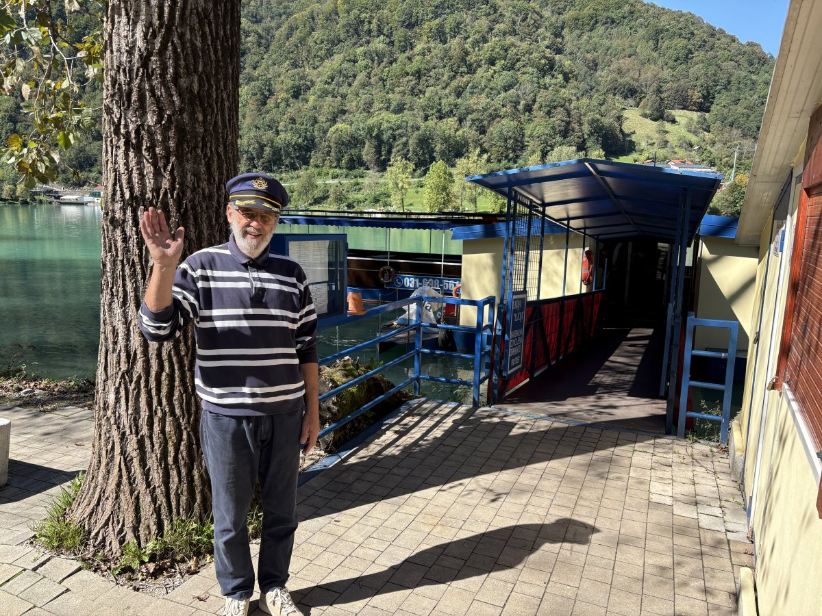 Captain Dejan should be given a medal of honour for tourism services to Green Slovenia..