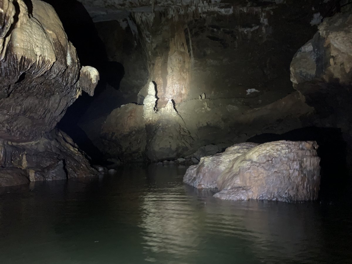 Exploring the longest water cave in Slovenia, Planina, by rubber boat.. Exploring the longest water cave in Slovenia, Planina, by rubber boat..