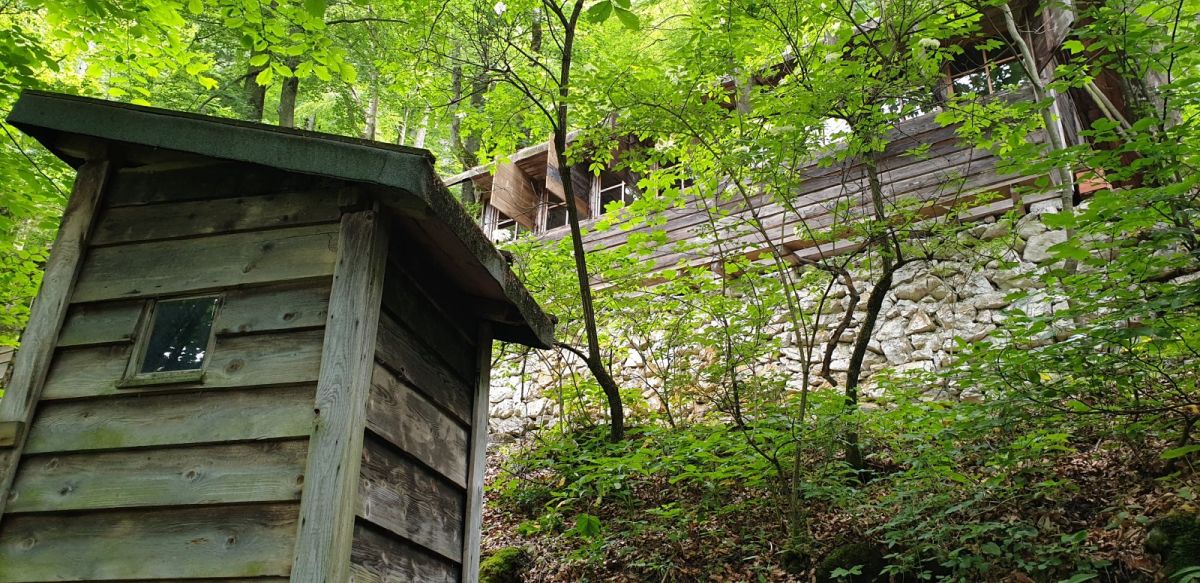 a secret WW2 Partisan printing press hidden in the Slovenian forest.. a secret WW2 Partisan printing press hidden in the Slovenian forest..