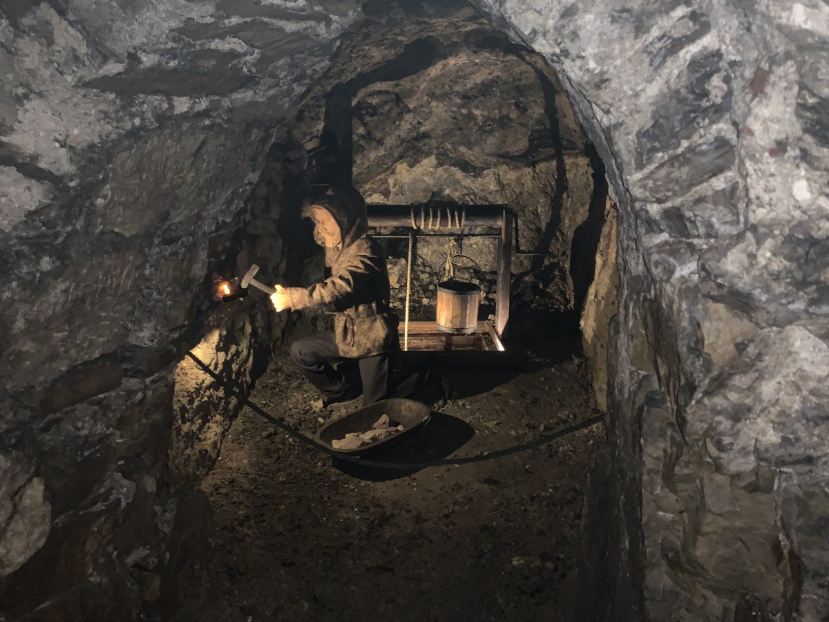 All periods of the mine's development are on show.. All periods of the mine's development are on show..