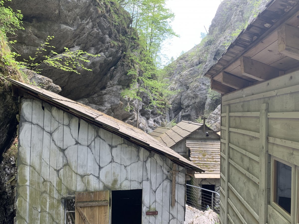 The spectacular Franja secret Hospital is hidden half way up a mountain.. The spectacular Franja secret Hospital is hidden half way up a mountain..