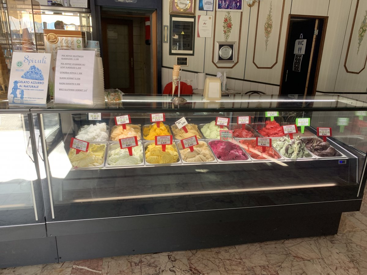 the Ice cream parlour has had a make over in Izola, but in the same place just on the little old harbour.. the Ice cream parlour has had a make over in Izola, but in the same place just on the little old harbour..