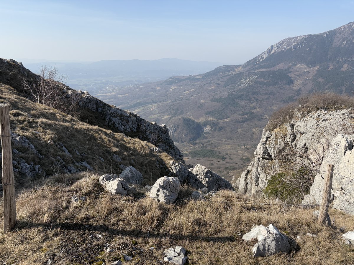 This will be your first majestic viewpoint over the Vipava valley.. This will be your first majestic viewpoint over the Vipava valley..