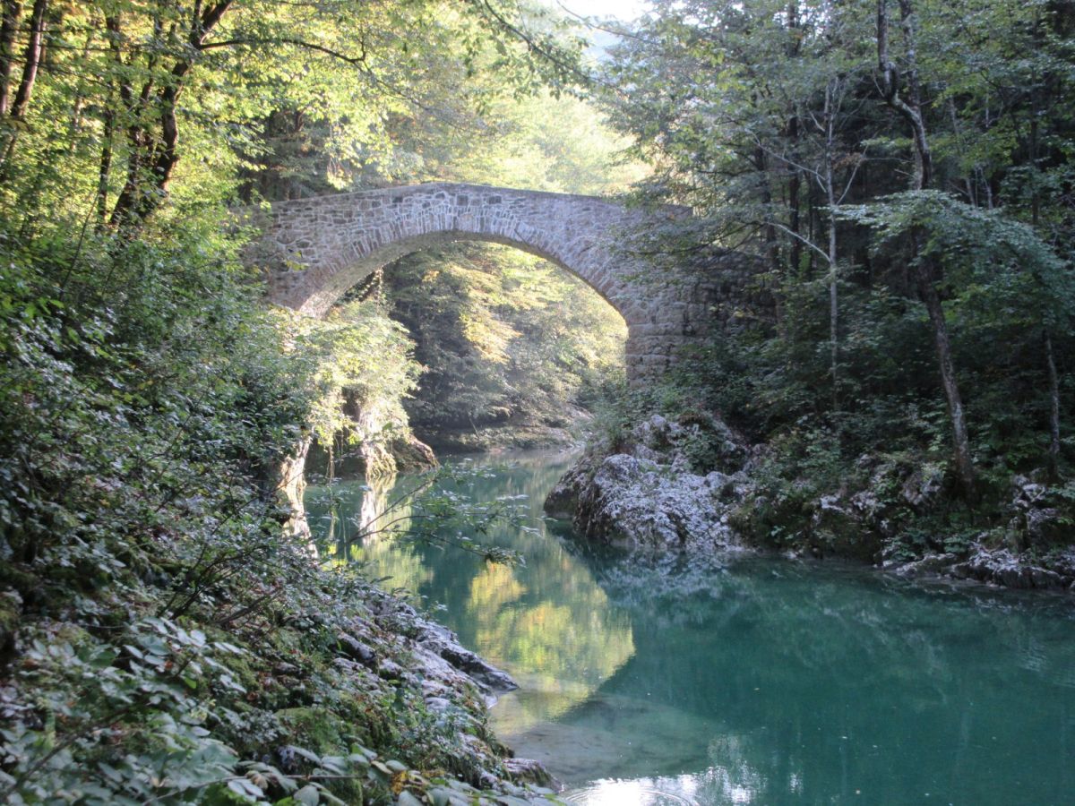Pont Napoléon dans les Alpes Juliennes