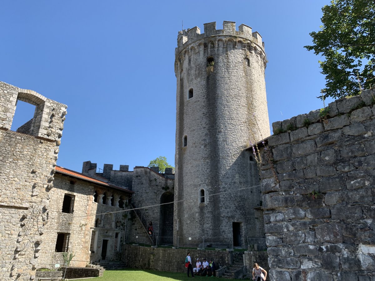 Rihemberk castle has the highest castle tower in Slovenia.. and you can go up it!!