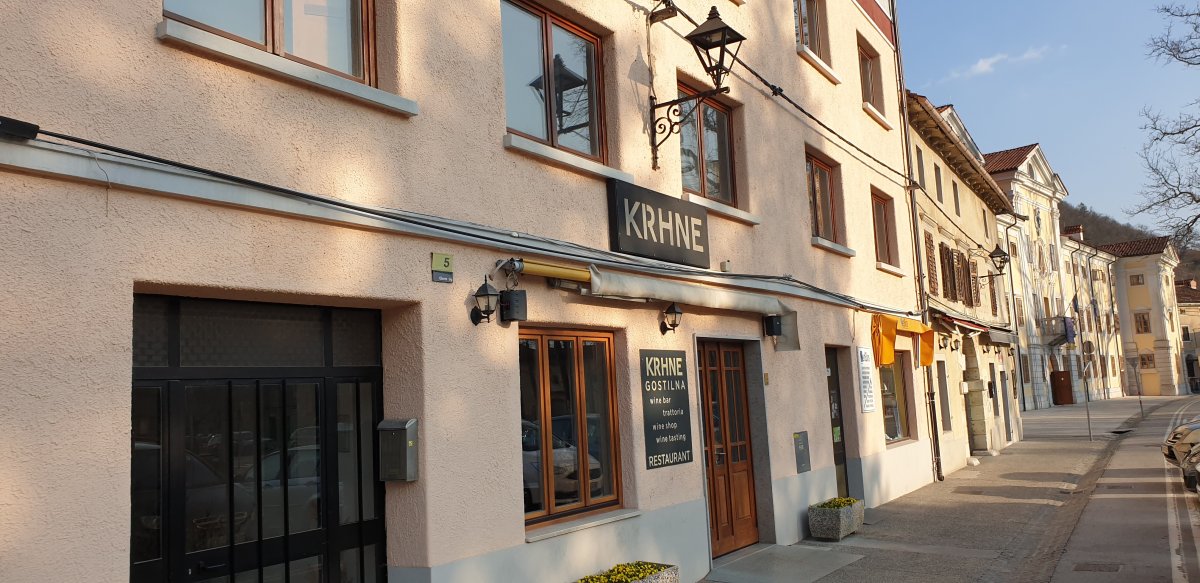 Krhne restaurant fits perfectly into Vipava old town.. Krhne restaurant fits perfectly into Vipava old town..
