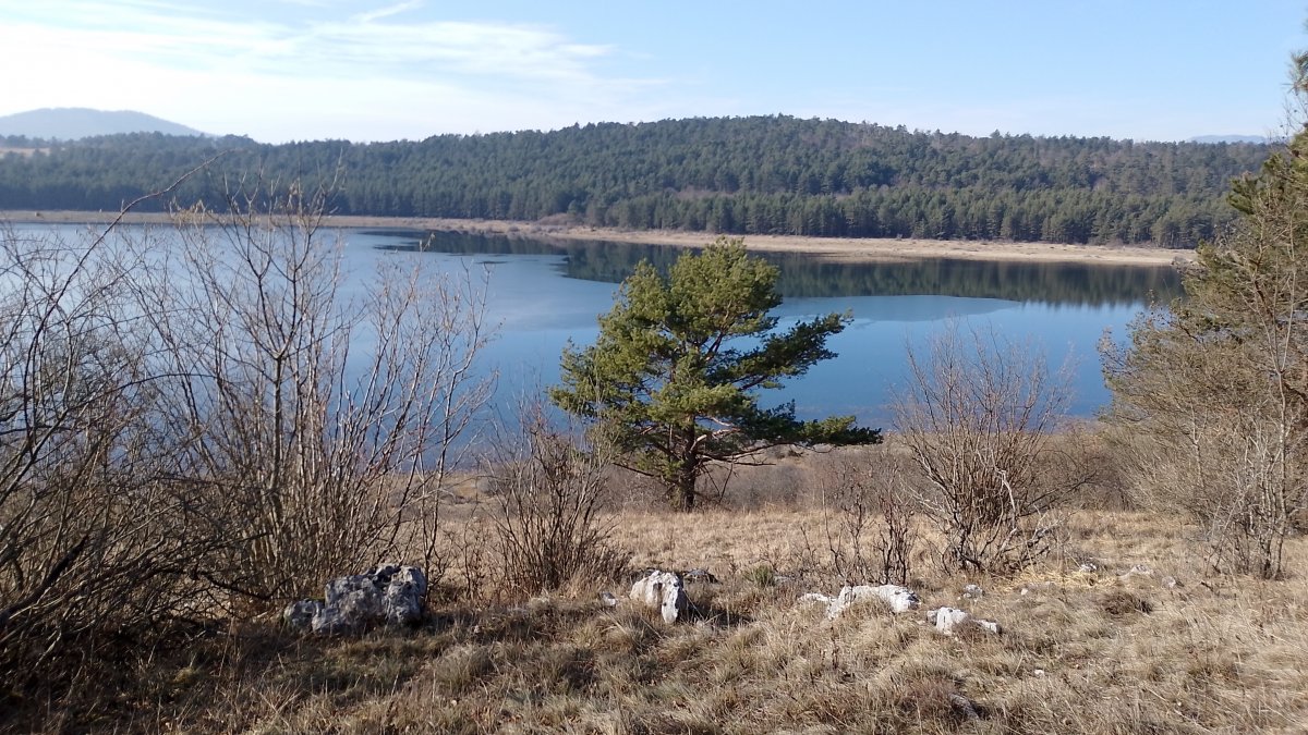 Stunning early Feb view of the Petelinje Disappearing Lake.. Stunning early Feb view of the Petelinje Disappearing Lake..
