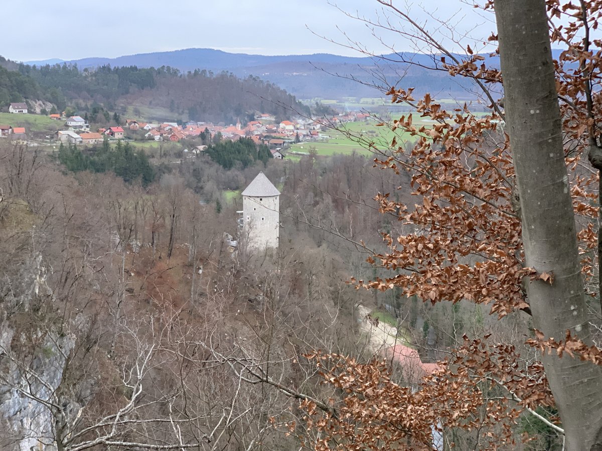 Probably one of the best views in Green Slovenia.. Rapunzel's Tower looking out over the Planina Disappearing Lake..