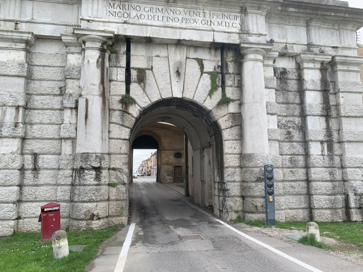 If you walk through one of the 3 main gates, be carefull no cars coming, as quite a squeeze.. If you walk through one of the 3 main gates, be carefull no cars coming, as quite a squeeze..