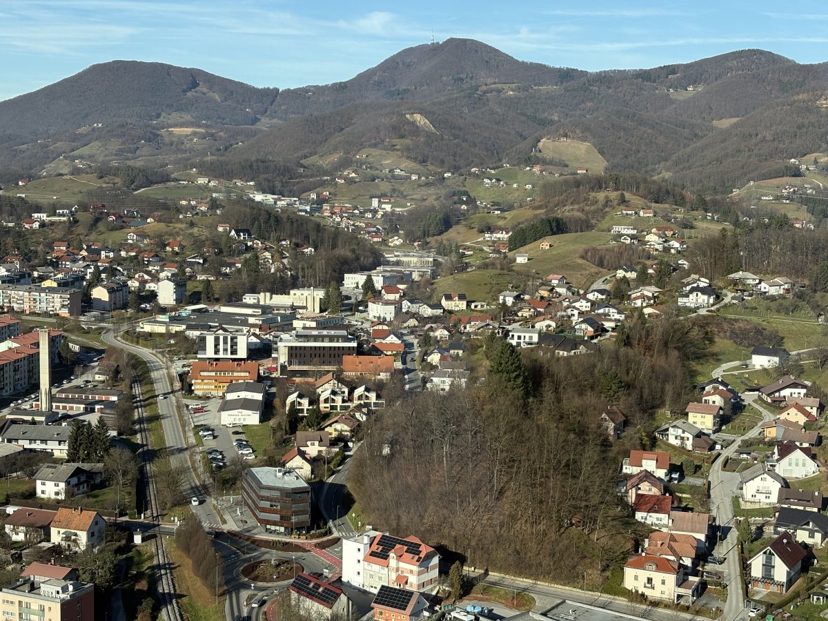 Definetely a view worth seeing across the town to another telecom tower on the hills opposite..