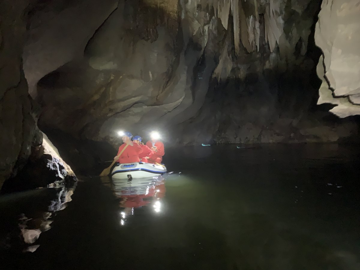 These are not expert cavers, they are Lodge guests having an epic Green adventure inside the longest water cave in Green Slovenia.. These are not expert cavers, they are Lodge guests having an epic Green adventure inside the longest water cave in Green Slovenia..