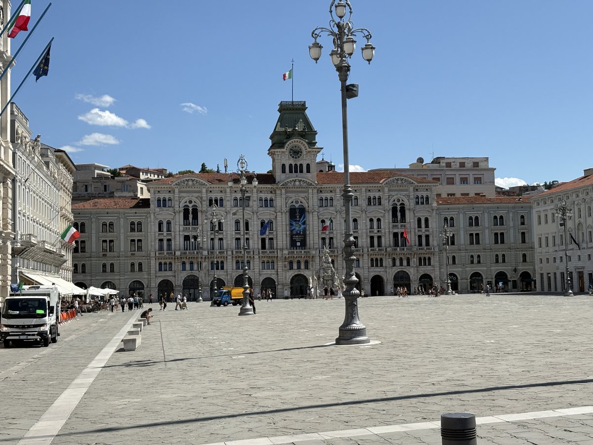 Trieste.. Grand central plaza by the seafront.. Trieste.. Grand central plaza by the seafront..