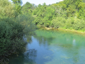 river at planina
