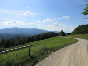 hiking in green slovenia