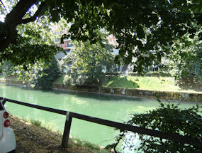 lovely river in ljubljana